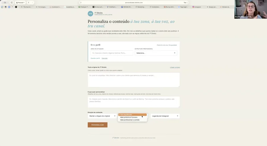 Partilha de ecrã